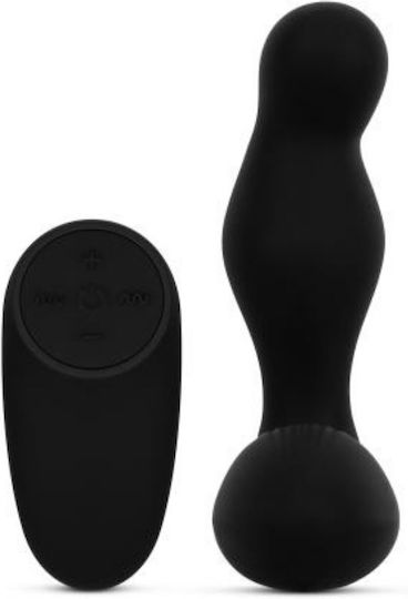 Easytoys Πρωκτικός Δονητής με Δυνατότητα Ασύρματης Λειτουργίας Μαύρος