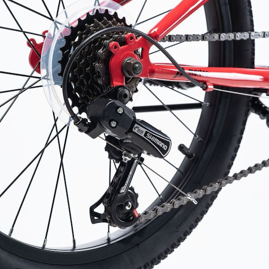 Martes Ninja 20" Kids Mountain Bike Red