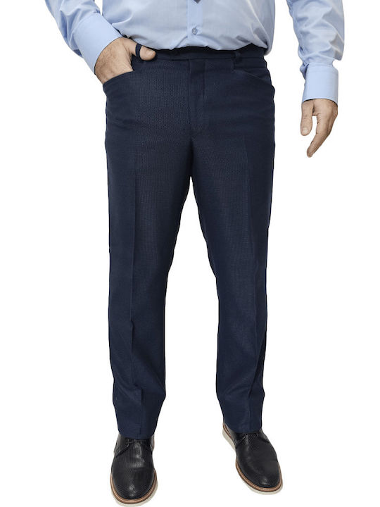 Tiptop Tailors Men's Winter Suit Slim Fit Navy Blue