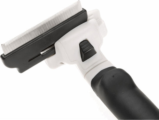 Ferplast Trimmer Gro5774 Χτένα M για Μακρύτριχους Σκύλους με Ξυράφι για Απομάκρυνση Τριχών