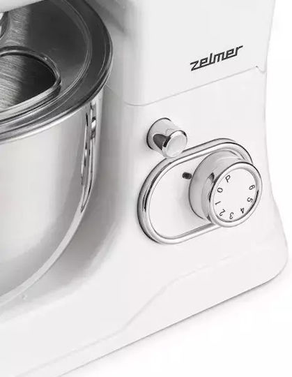 Zelmer Stand Mixer 1200W with Stainless Mixing Bowl 5lt