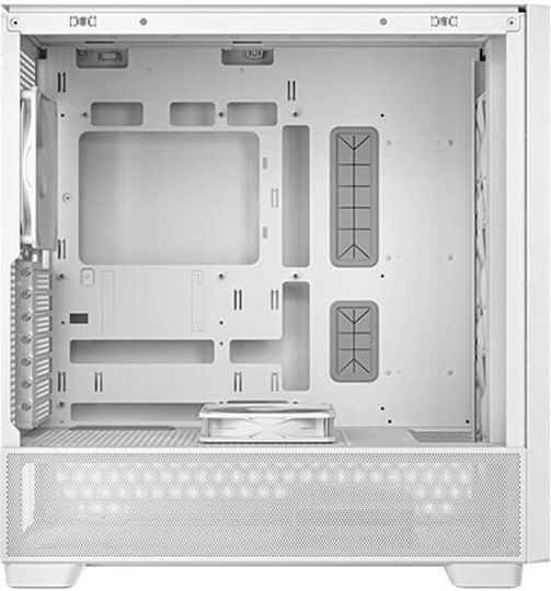 Antec Flux Gaming Midi Tower Κουτί Υπολογιστή με Πλαϊνό Παράθυρο Λευκό