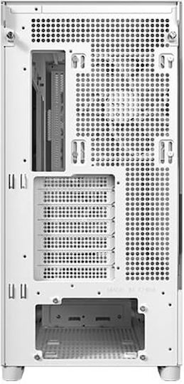 Antec Flux Gaming Midi Tower Κουτί Υπολογιστή με Πλαϊνό Παράθυρο Λευκό