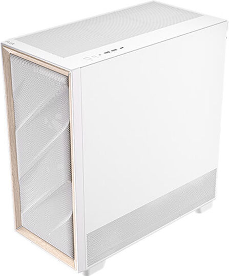 Antec Flux Gaming Midi Tower Κουτί Υπολογιστή με Πλαϊνό Παράθυρο Λευκό