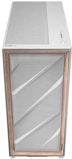 Antec Flux Pro Gaming Full Tower Computer Case with Side Window White