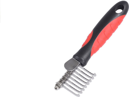Rosewood Comb for Misc Hair Lengths for Coat Grooming Red