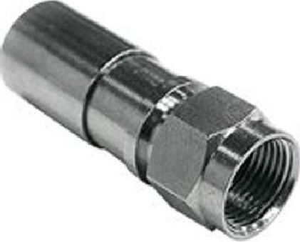 Eurolamp Βύσμα F-Connector Ασημί 147-10107