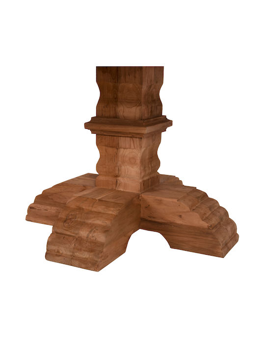 Provence Rotund Masă Sala de mese din Lemn Masiv 150x150x76buc
