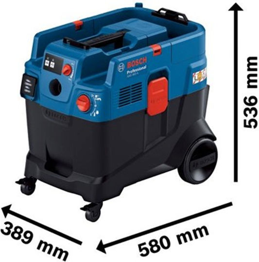 Bosch Σκούπα Υγρών / Στερεών 1200W με Πλαστικό Κάδο 40lt