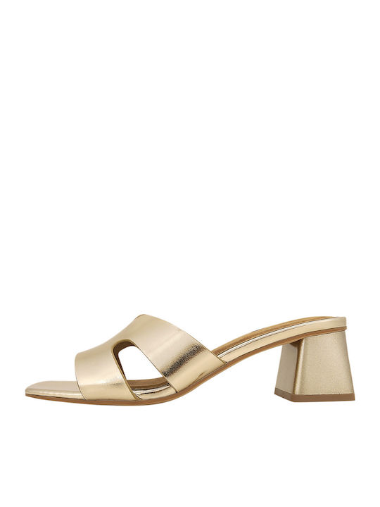 Leather Sandals Gold
