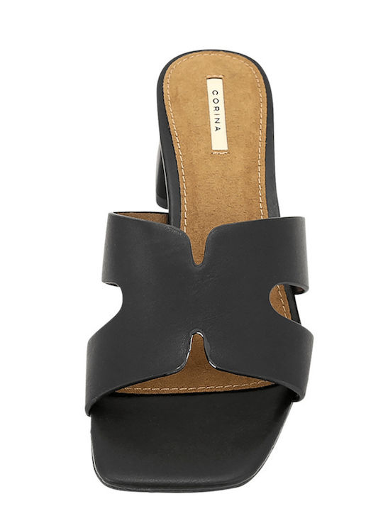 Leder Sandalen Schwarz
