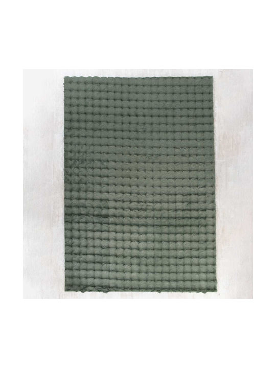 Tzikas Carpets Fuzzy 26164-041 Rug Rectangular Shaggy Furry Green
