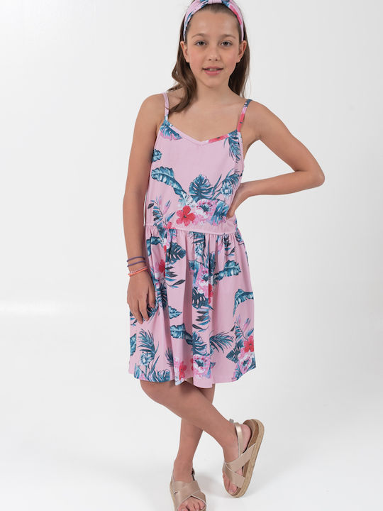 Rochie Fete Floral Roz