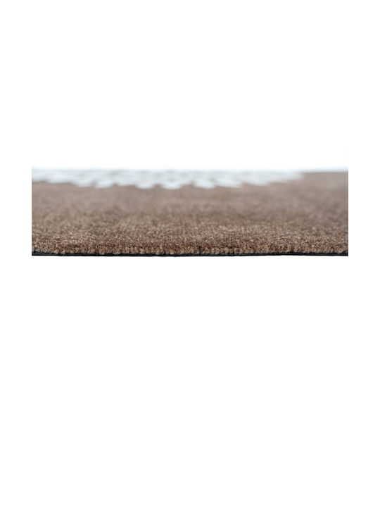 Sdim 917 Flowers Universal Αντιολισθητικό 67x150cm Taupe Sdim 917 Flowers Universal Αντιολισθητικό 67x150cm Taupe