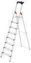 Hailo Leiter Aluminium mit 7+1 Stufen