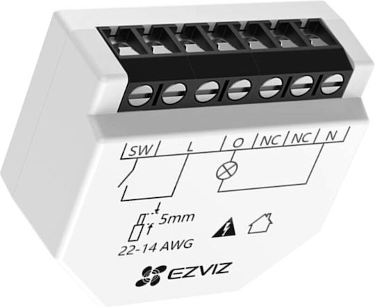 Ezviz Intelligenter Schalter 1 Kanal Wi-Fi 16A