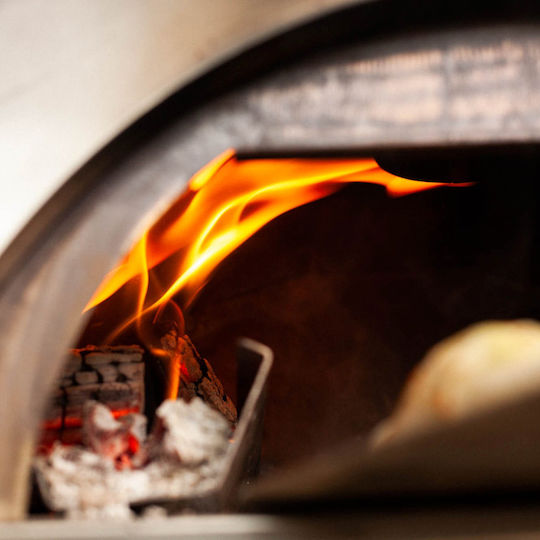 Clementi Clementino Gri Cuptor de Pizza de lemn Cărămidă de foc Gray