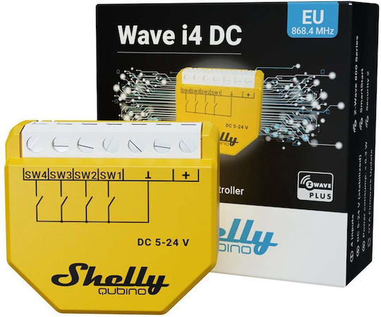 Shelly Qubino Wave i4 DC Smart Switch Wi-Fi & Z-Wave
