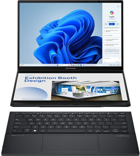 Zenbook Duo UX8406CA 14" OLED 120Hz (Ultra 9-285H/32GB/1TB SSD/W11 Home) (US Keyboard)