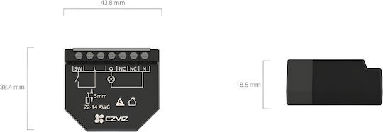 Ezviz Smart Switch 1 Channel Wi-Fi 16A
