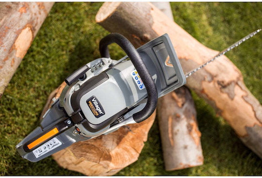 Villager Fierăstrău cu lanț pe benzină 18" - 32.5" Fierăstrău pe benzină 3.4kg cu lamă Lamă de carving 45cm și Easy Start