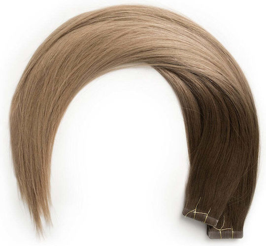 Seamless1 Αυτοκόλλητη Τρέσα με Φυσική Τρίχα Ρεμί 43cm Cappuccino Ultimate Range 20τμχ