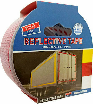 Selloplast Bandă reflectorizantă autoadezivă în Roșu Culori 10m x 5cm