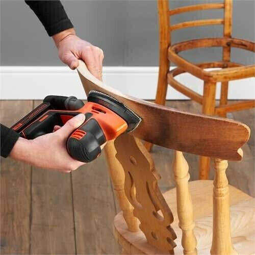 Black & Decker BDCDS18N Τριβείο Δέλτα 18V Solo με Σύστημα Αναρρόφησης