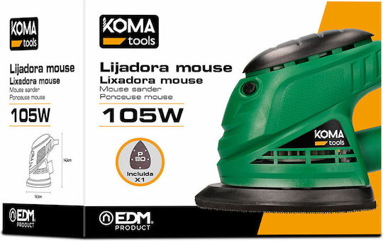 EDM Grupo S7903518 Τριβείο Δέλτα Χούφτας 105W με Σύστημα Αναρρόφησης