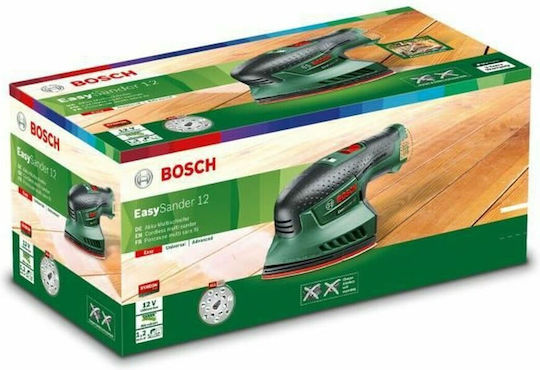 Bosch EasySander 12 Πολυτριβείο 12V Solo με Σύστημα Αναρρόφησης