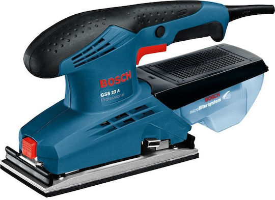 Bosch GSS 23 A Professional Παλμικό Τριβείο 190W με Ρύθμιση Ταχύτητας και με Σύστημα Αναρρόφησης