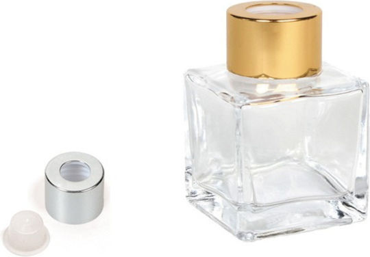 Faitakis Pack Μπουκαλάκι από Γυαλί 100ml Ασημί