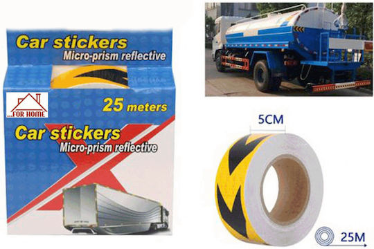 Maxeed Adhesive Reflective Tape Yellow W5cm x L25m
