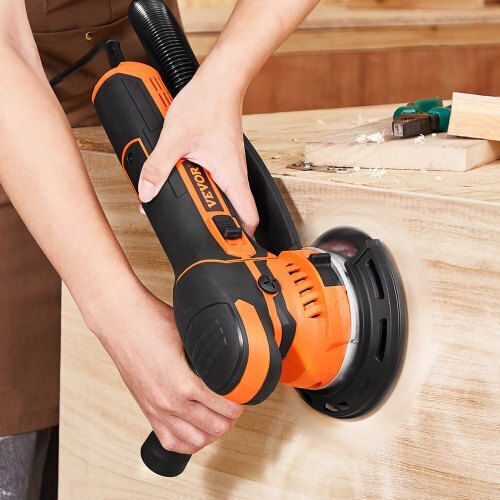 Vevor GDSGJBS6INCHPL1CBV2 Έκκεντρο Τριβείο 150mm Ρεύματος 850W με Ρύθμιση Ταχύτητας και με Σύστημα Αναρρόφησης