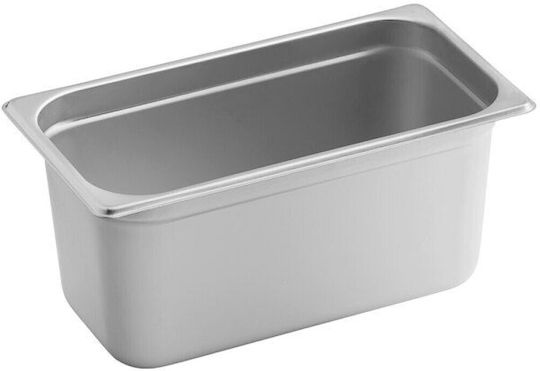 GTSA Σκεύος Gastronorm Ανοξείδωτο GN1/3 με Βάθος 150mm