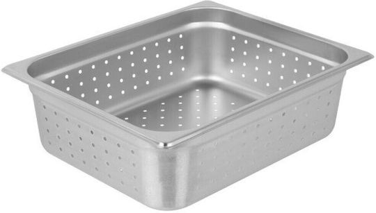 GTSA Perforated Stainless Steel Gastronorm GN1/2 H100mm