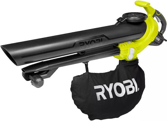 Ryobi RBV3000CESV Φυσητήρας / Απορροφητήρας Χειρός Ηλεκτρικός 3000W με Μέγιστη Ταχύτητα Αέρα 375km/h
