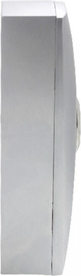 Fenice Complete Wall Push Exit Button with Frame Silver NF-30