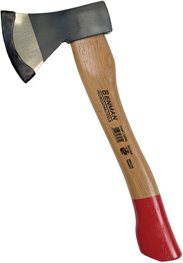 Benman 77234 Axe Shredding Length 39.5cm and Weight 1000gr with Wooden Handle