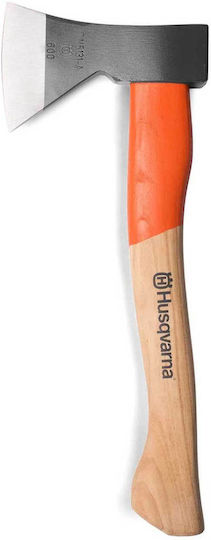 Husqvarna 597 62 77-01 Axe Shredding Length 36cm and Weight 600gr with Wooden Handle