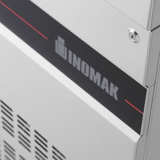 Inomak Английски превод: Stainless Steel Refrigerator Counter 571лт with 4 Glass Doors and Cooling Machine +3/+10°C L224xW70xH87.5см Prunus