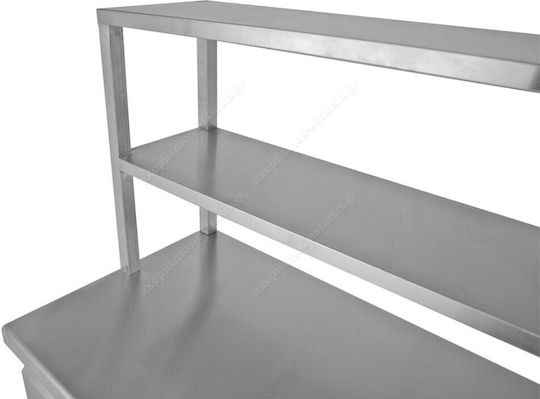 Bambas Frost Frigider Inoxidabil de Banc 367lt cu 2 Uși și Unitate de Răcire 0/+10°C L140xl70xH85cm PM7 155