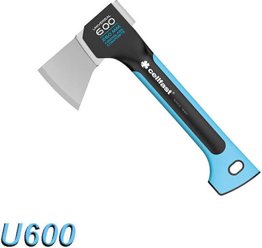 Cellfast U600 Shredding Axe Length 26cm and Weight 600g with Fiberglass Handle