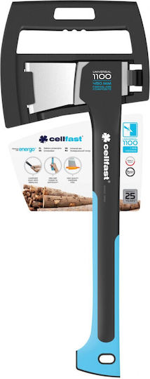 Cellfast 41-002 Shredding Axe Length 45cm and Weight 1.1kg with Fiberglass Handle
