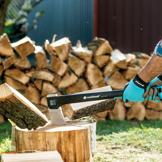 Cellfast C1600 Splitting Axe Length 61.5cm and Weight 1.6kg with Plastic Handle
