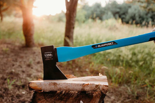 Blaupunkt AX1250 Axe 80cm Long and Weighing 1.25kg with Non-Slip Fiberglass Handle