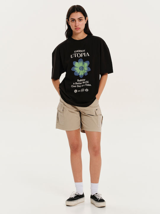 Utopia Women's Oversized T-shirt Black
