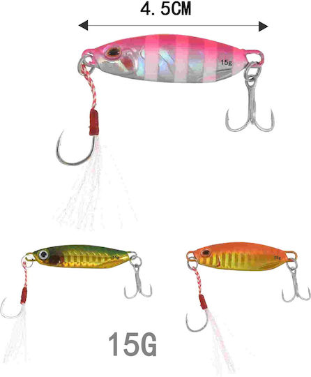 Tpster Nălucă Artificială Speed Slider 4.5buc/15gr