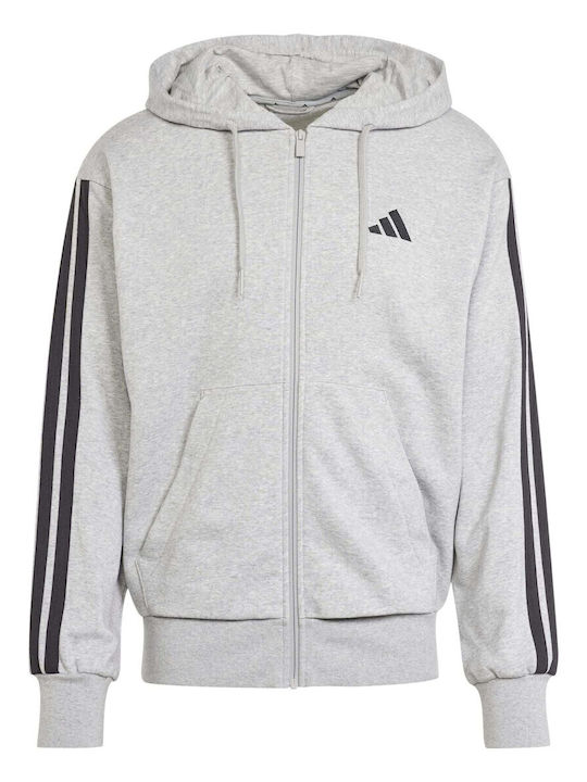 3 Stripes Sweatshirt mit Kapuze Gray