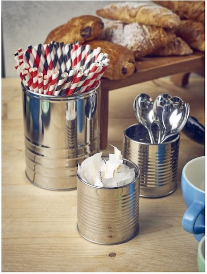 Кутия за сервиране от неръждаема стомана 470ml Ø7.8xh10.8cm Genware 34.60258 00019274